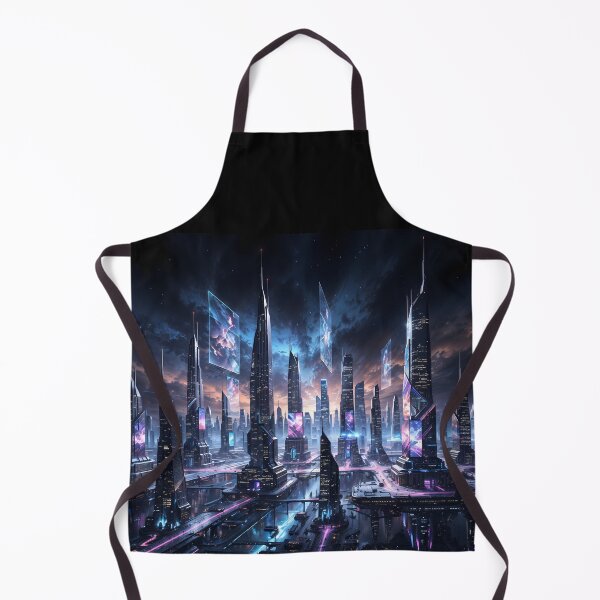 Item preview, Neo-Tokyo Skyline: Ethereal Cyberpunk Metropolis at Dusk designed and sold by KYOFRAME.