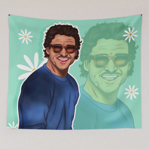 Item preview, Pedro Pascal Fanart | Celebrity Fanart | Daddy | Zaddy designed and sold by teshiiexart.