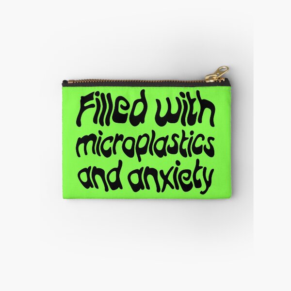 Item preview, Filled with Microplastics and Anxiety - Black designed and sold by sillyjess.