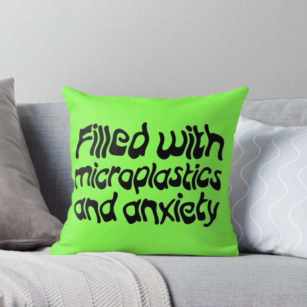 Item preview, Filled with Microplastics and Anxiety - Black designed and sold by sillyjess.