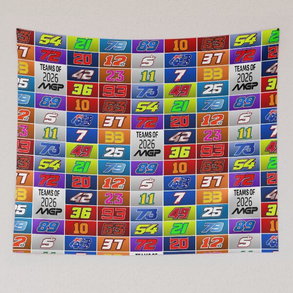 Item preview, 2026 MotoGP Teams Grid | All Rider Numbers by Team designed and sold by Fan Art Station .