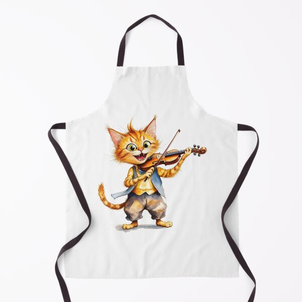 Item preview, cat violin designed and sold by Uglyandcute.