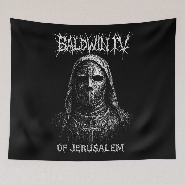 Item preview, Baldwin IV of Jerusalem – Leper King Medieval Dark Art designed and sold by Mortisigil.