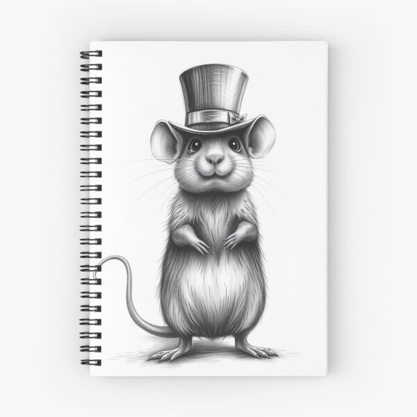 Item preview, Cute Anthropomorphic Rat in Top Hat - Fancy Rodent Illustration designed and sold by EllDAV777.