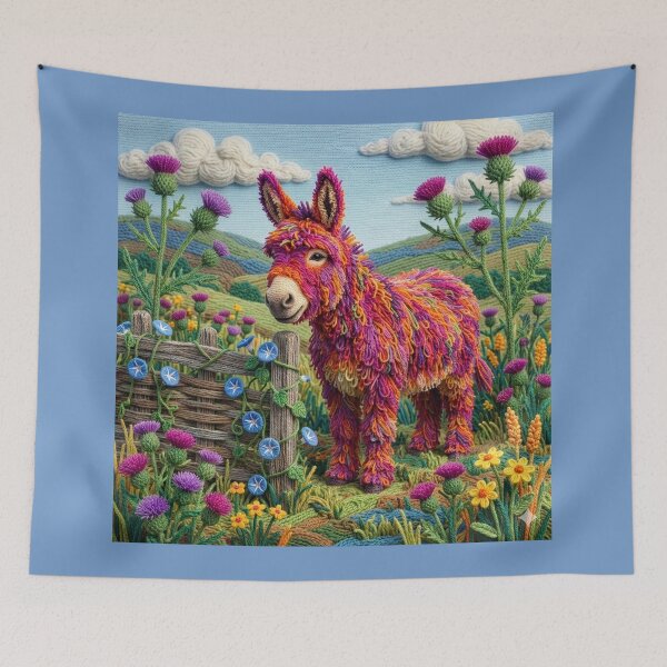 Item preview, Yarn Donkey in Yarn Pasture designed and sold by Tridentulus.