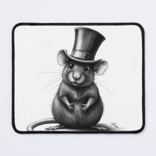 Item preview, Fancy Top Hat Mouse | Cute Victorian Gentleman Rodent Illustration designed and sold by EllDAV777.