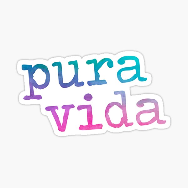 Pura Vida Sticker