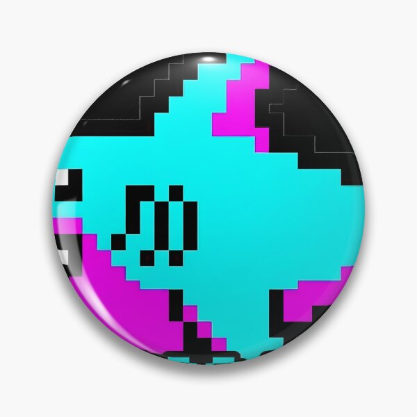Item preview, Funny Shark Free Hugs Retro Pixel Art Synthwave designed and sold by ClubChaos.
