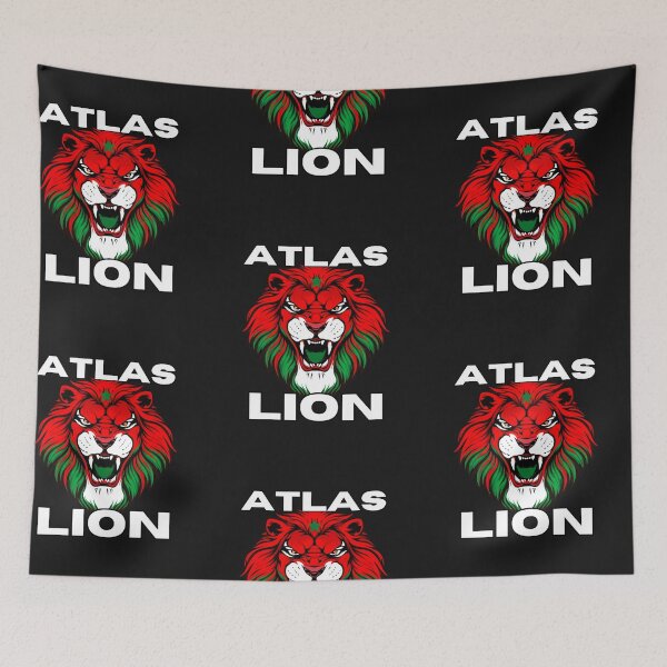 Item preview, Lion du Maroc, Lion de l’Atlas,Moroccan Lion, Morocco Lion T Shirt,  Maroc football, Morocco football fan designed and sold by NinaCreator.