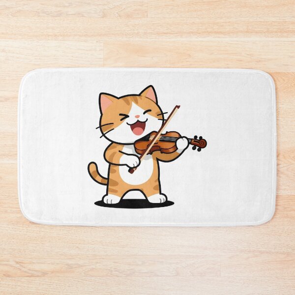 Item preview, cat violin designed and sold by Uglyandcute.
