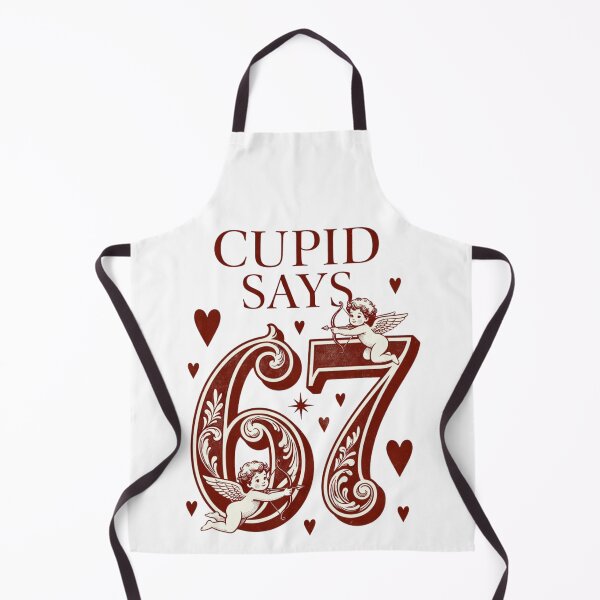 Item preview, Cupid Says 67 Funny Valentine Cute Cupid Heart Game Design designed and sold by Clairenity Studio.