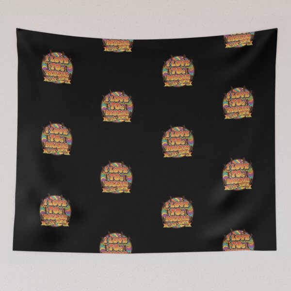 Item preview, I Love 70's Music vintage design designed and sold by RichTeeDesigns.