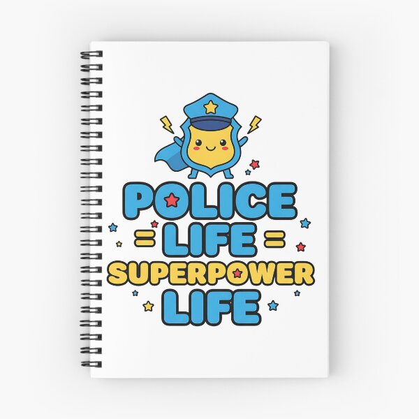 Item preview, Police Life = Superpower Life designed and sold by Muzgle.