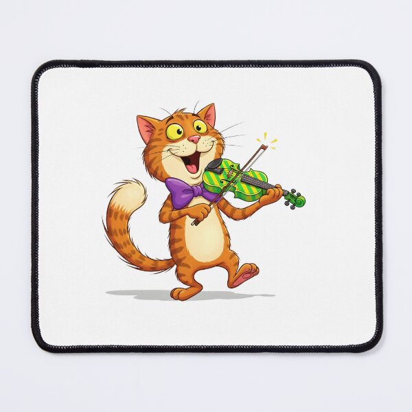 Item preview, cat violin designed and sold by Uglyandcute.