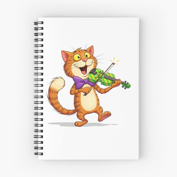 Item preview, cat violin designed and sold by Uglyandcute.