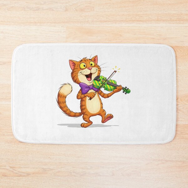 Item preview, cat violin designed and sold by Uglyandcute.