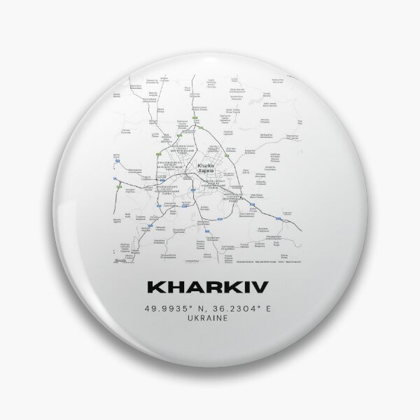 Item preview, Kharkiv Ukraine Map Print | Coordinates Minimalist City Wall Art designed and sold by RM-Journey.