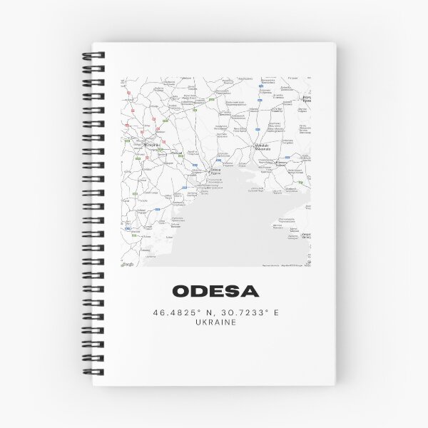 Item preview, Odesa Ukraine Map Print | Black Sea Coordinates Minimalist Wall Art designed and sold by RM-Journey.
