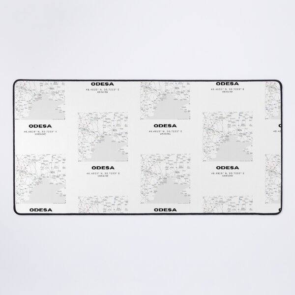 Item preview, Odesa Ukraine Map Print | Black Sea Coordinates Minimalist Wall Art designed and sold by RM-Journey.