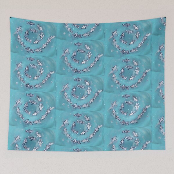 Item preview, School of fishies designed and sold by Takeiteseay.