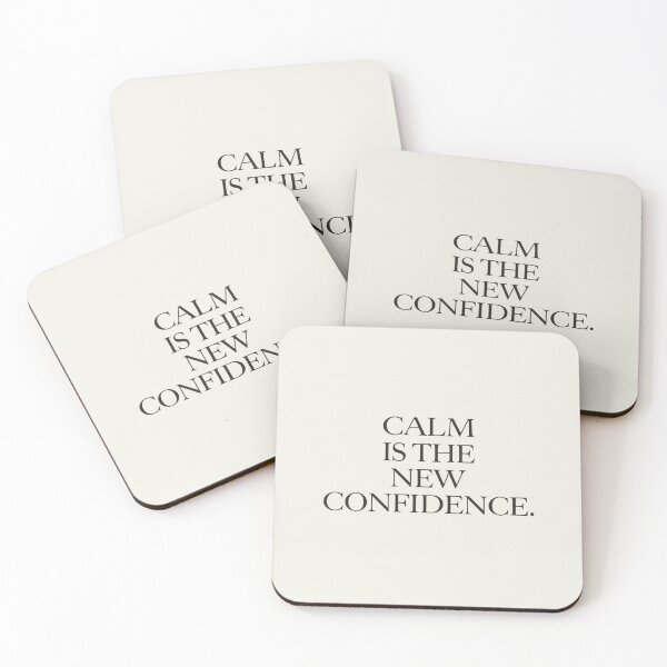 Item preview, Calm Is the New Confidence – Quiet Luxury Minimal Quote designed and sold by Irene Catchmind.