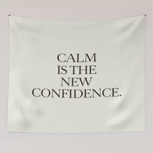 Item preview, Calm Is the New Confidence – Quiet Luxury Minimal Quote designed and sold by Irene Catchmind.