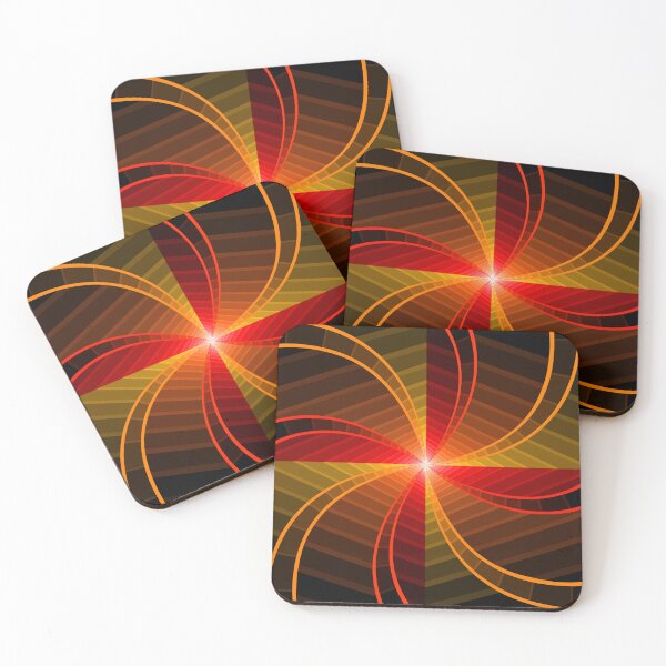 Item preview, Geometric Layout in Reds, Oranges and Yellow, Geometric Abstraction, Abstract Art designed and sold by DDJust4U.