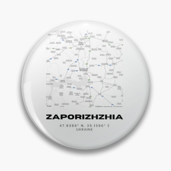 Item preview, Zaporizhzhia Ukraine Map Print | Coordinates Minimalist Wall Art designed and sold by RM-Journey.