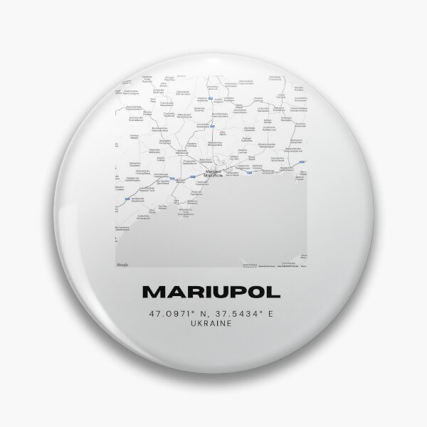 Item preview, Mariupol Ukraine Map Print | Coordinates Minimalist City Wall Art designed and sold by RM-Journey.