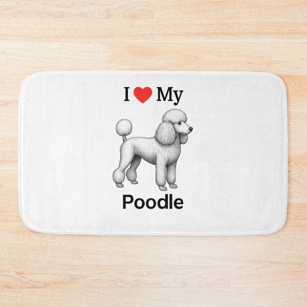 Item preview, I love my poodle  designed and sold by Getgoneguys customs .
