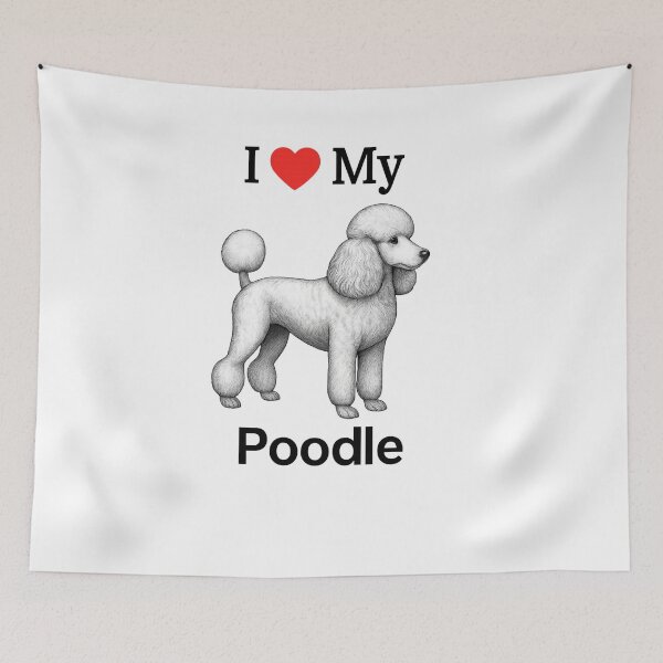 Item preview, I love my poodle  designed and sold by Getgoneguys customs .