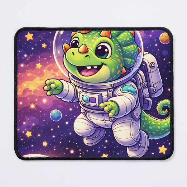 Item preview, space triceratops in space designed and sold by MyLakeLife.