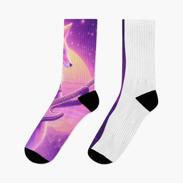 Item preview, Neon Fox Guitarist – Synthwave Vaporwave Elegance | Retro 80s Art designed and sold by LuxuryApparels.