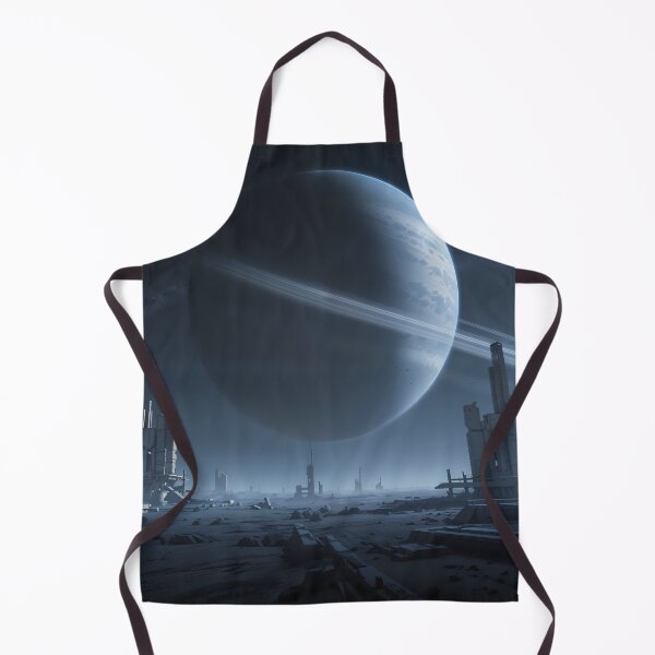 Item preview, Echoes of a Forgotten World: Ringed Giant over Ruined Outpost designed and sold by KYOFRAME.
