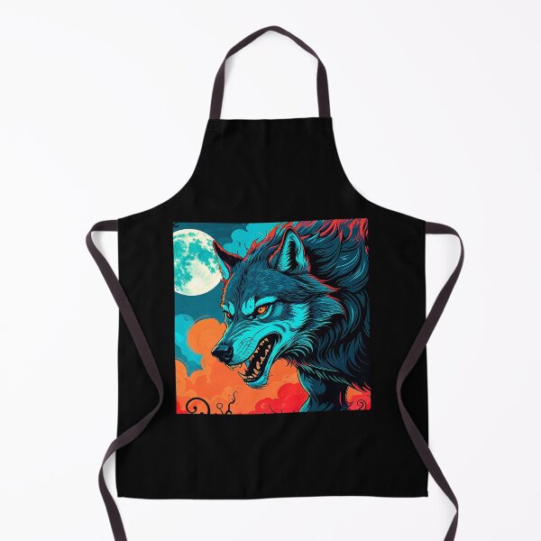 Item preview, Dramatic Growling Werewolf Fantasy Design With Full Moon designed and sold by DEC02.