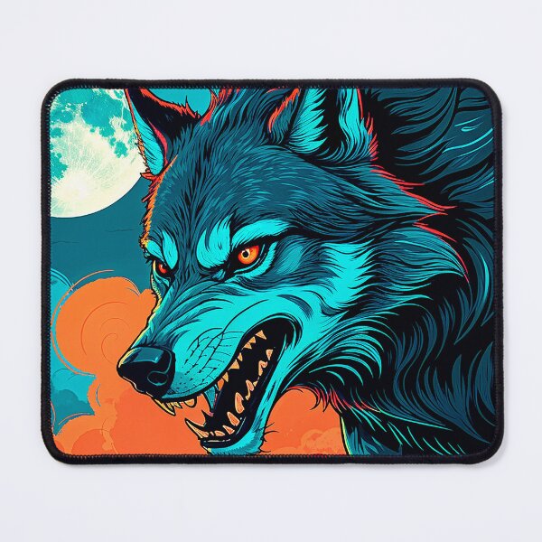 Item preview, Dramatic Growling Werewolf Fantasy Design With Full Moon designed and sold by DEC02.
