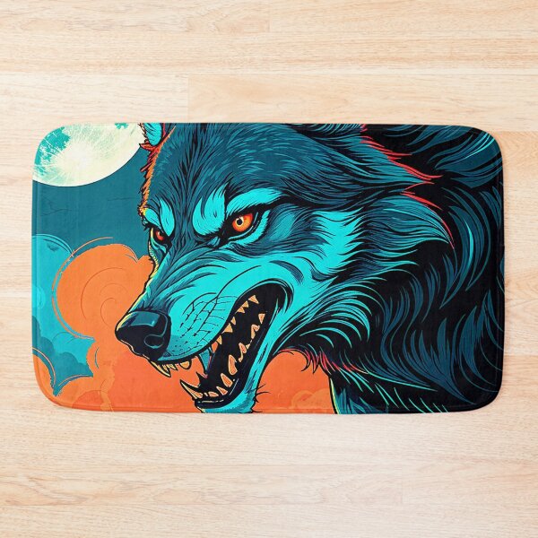 Item preview, Dramatic Growling Werewolf Fantasy Design With Full Moon designed and sold by DEC02.