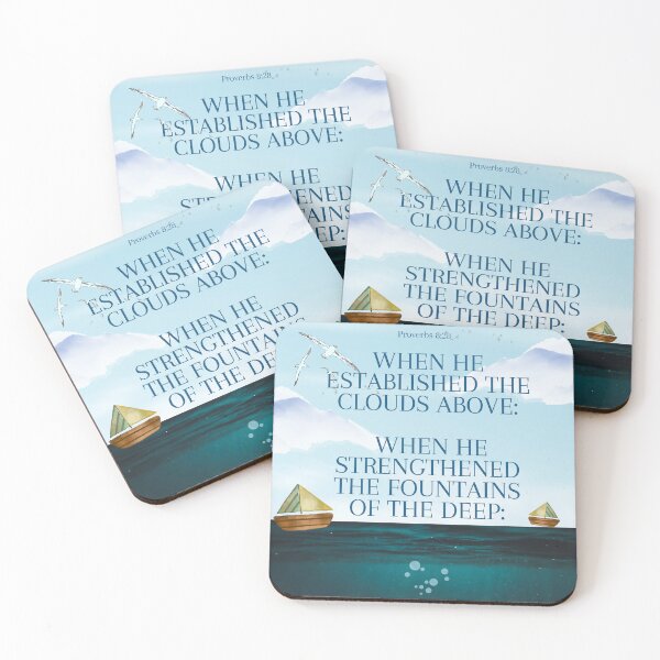 Item preview, Proverbs 8:28 designed and sold by Undonemadenew.