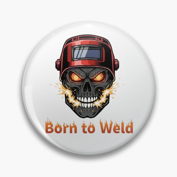 Item preview, Born to Weld – Skull Welder Helmet Welding Graphic Art designed and sold by Phingart.