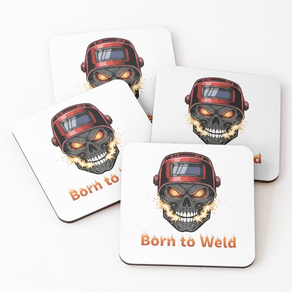 Item preview, Born to Weld – Skull Welder Helmet Welding Graphic Art designed and sold by Phingart.