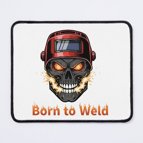 Item preview, Born to Weld – Skull Welder Helmet Welding Graphic Art designed and sold by Phingart.