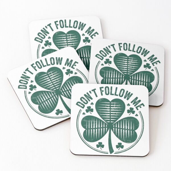 Item preview, Don’t Follow Me Shamrock Graphic – Independent Irish Style  designed and sold by NewUSShop.