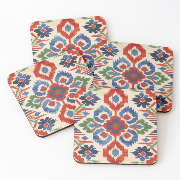 Item preview, A colorful textile design showcases a repeating pattern  designed and sold by Boundless PixelForge.
