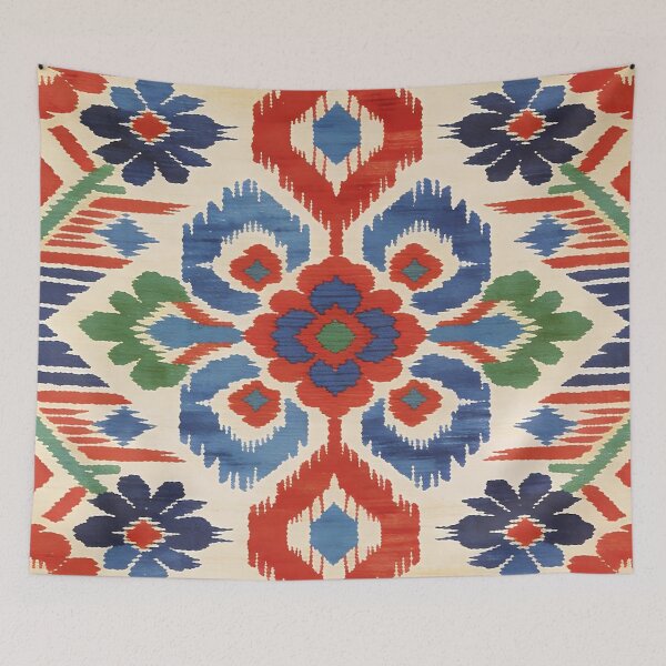 Item preview, A colorful textile design showcases a repeating pattern  designed and sold by Boundless PixelForge.
