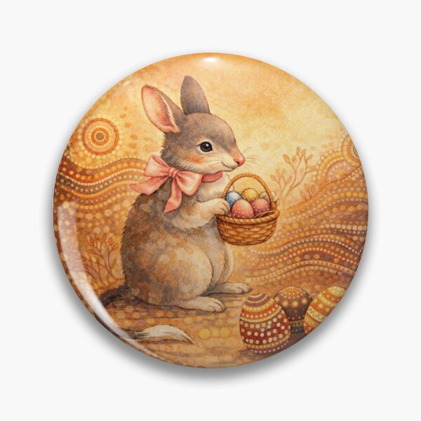 Item preview, Australian Bush Bilby – Aboriginal-Inspired Easter Watercolour designed and sold by inspired-works.