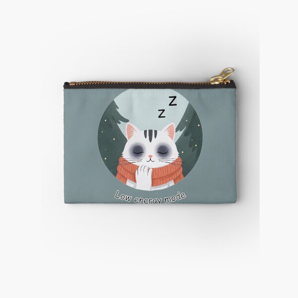 Item preview, Low energy mode Cat – Cute Burnout designed and sold by sillyweas.