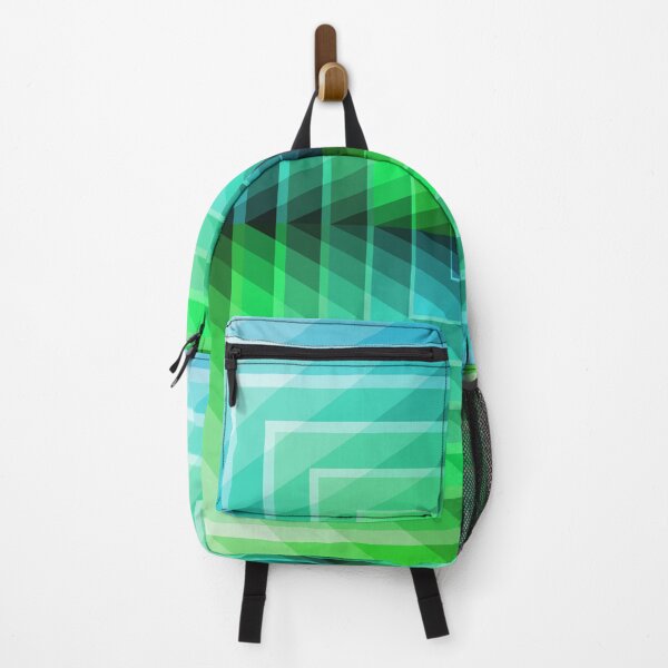 Item preview, Geometric Layout In Blue and Green, Geometric Abstraction, Abstract Art designed and sold by DDJust4U.