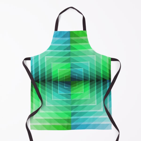 Item preview, Geometric Layout In Blue and Green, Geometric Abstraction, Abstract Art designed and sold by DDJust4U.
