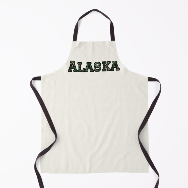 Item preview, Alaska Home State Art | Green and Gold Colorway designed and sold by Long Family Gifts.