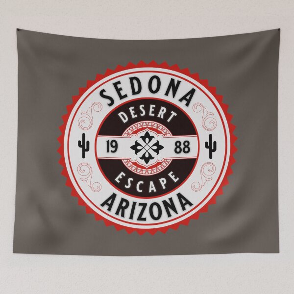 Item preview, Sedona Arizona Desert Escape Vintage Badge Design designed and sold by American Travels.